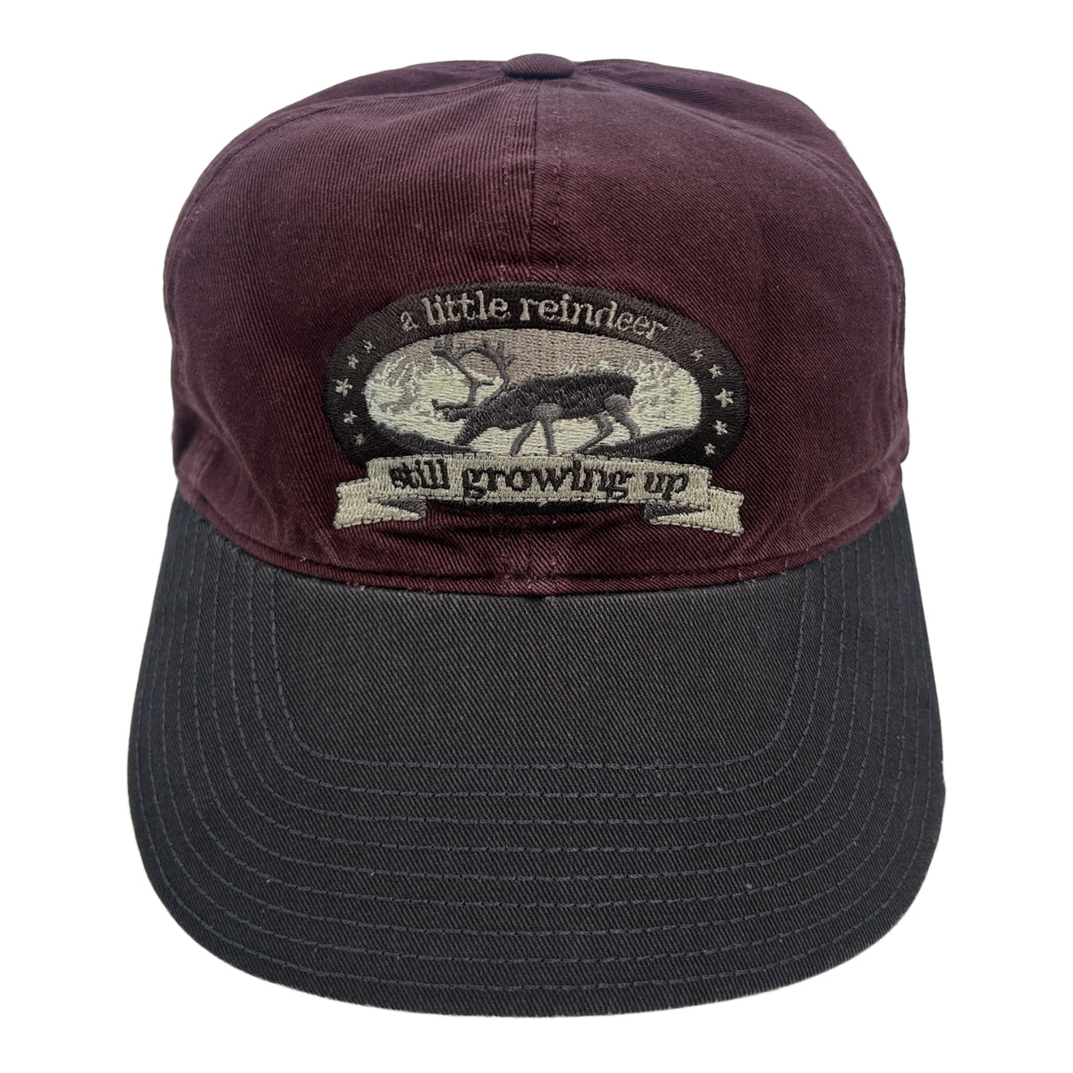 TCM DEER CAP (BURGUNDY)