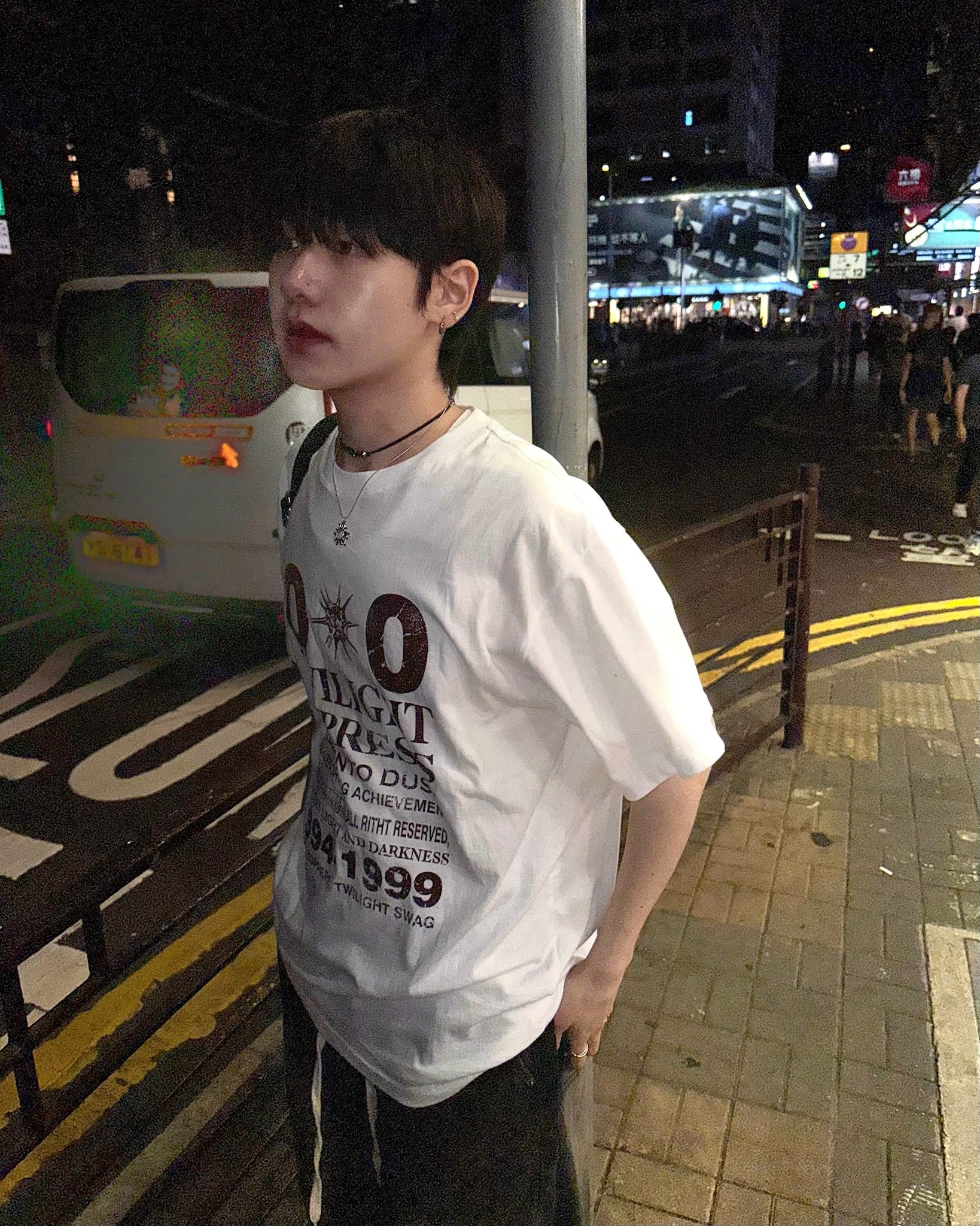 double zero paint tee (white)
