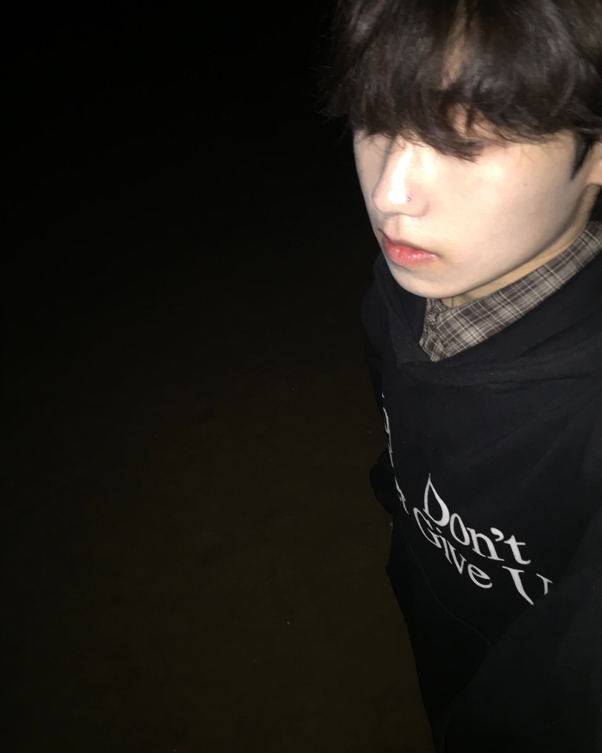 you don’t matter give up hoodie (black)