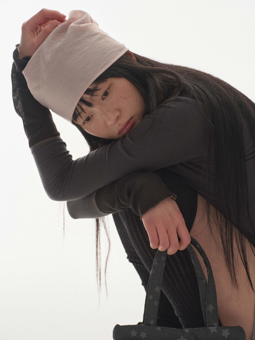 ✪【𝘱𝘳𝘦-𝘰𝘳𝘥𝘦𝘳】coyseio net stitch longsleeves (black)