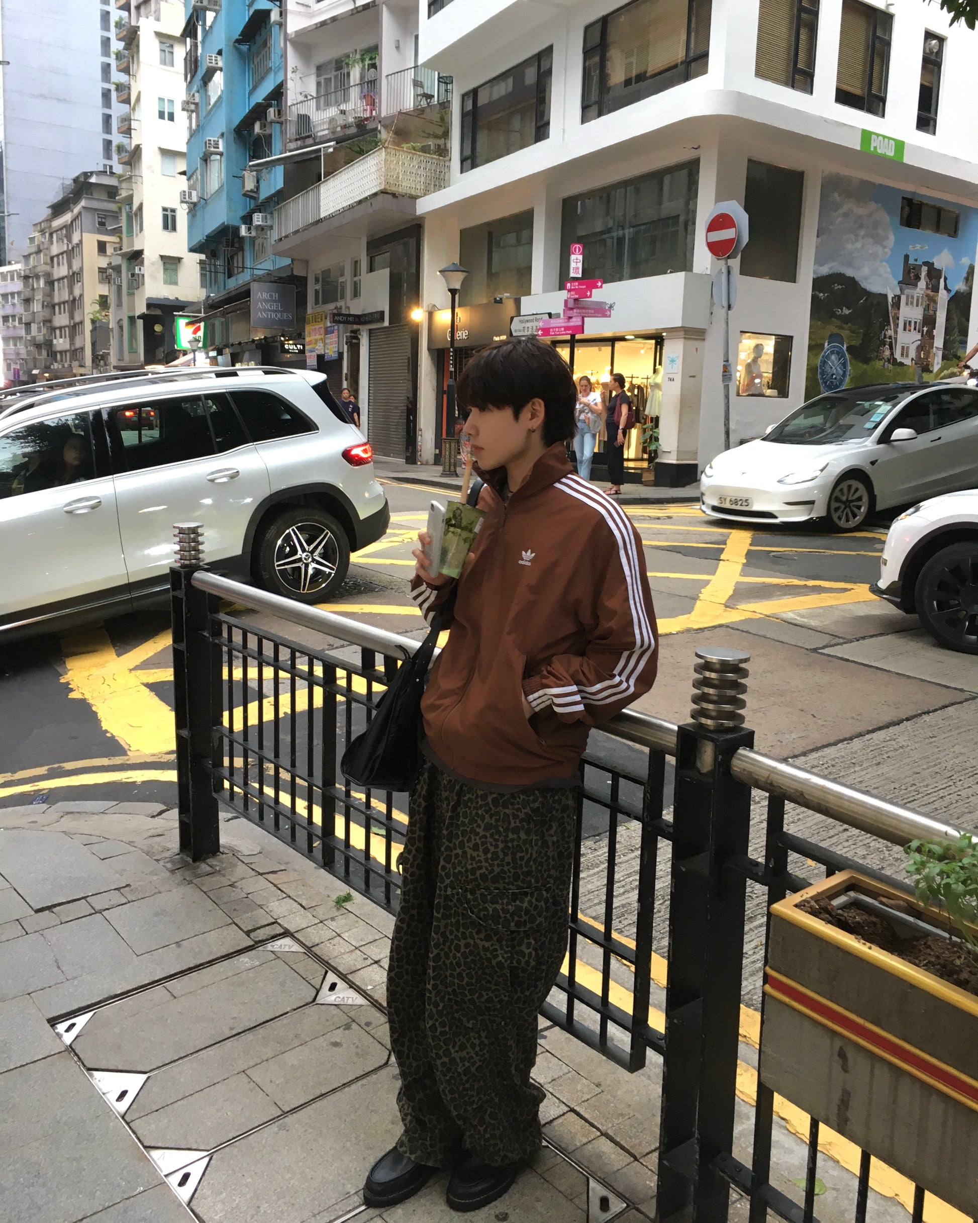 leopard work pants (men wear)