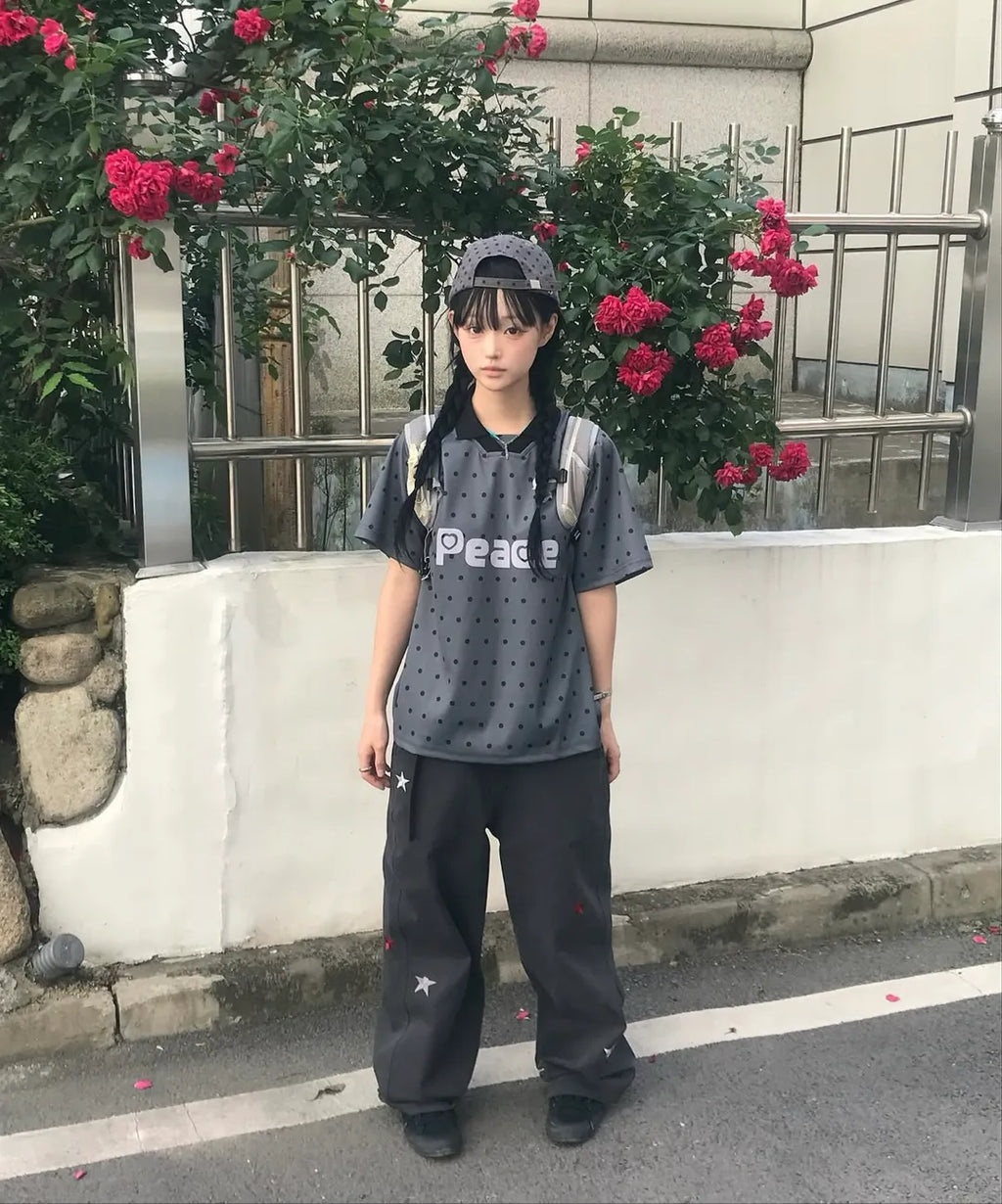 BAUF DOT JERSEY T-SHIRT (BLACK)