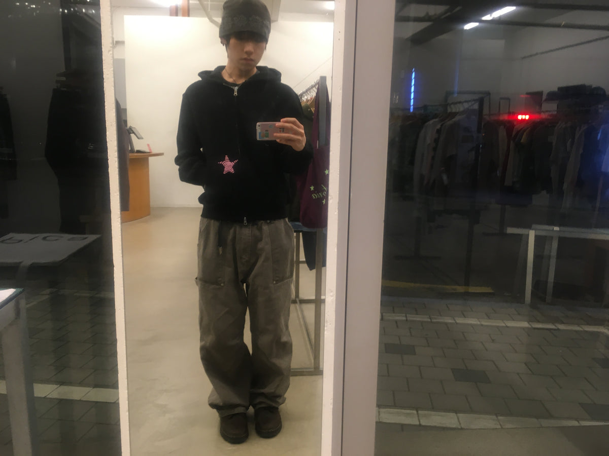 (★best) fatigue washed pants (brown)