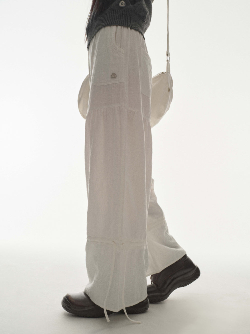 ✪【𝘱𝘳𝘦-𝘰𝘳𝘥𝘦𝘳】coyseio shirring rough pants (2 color)