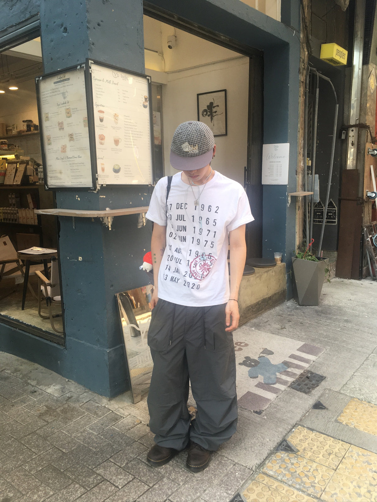 fatigue nylon pants (charcoal)