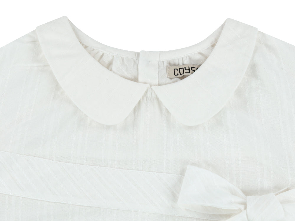✪【𝘱𝘳𝘦-𝘰𝘳𝘥𝘦𝘳】coyseio bow blouse (white)