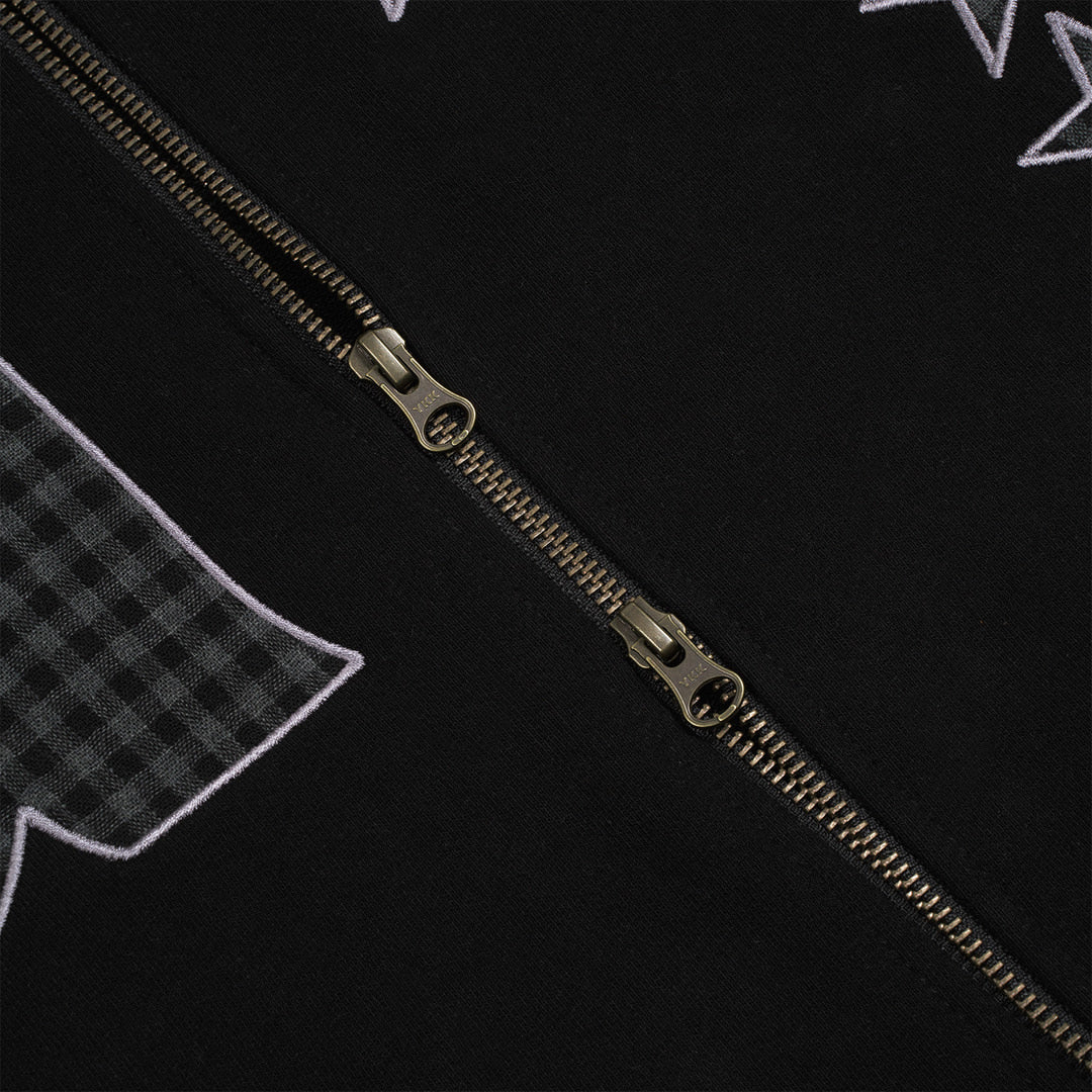 TCM AT HOODED ZIP-UP (BLACK)