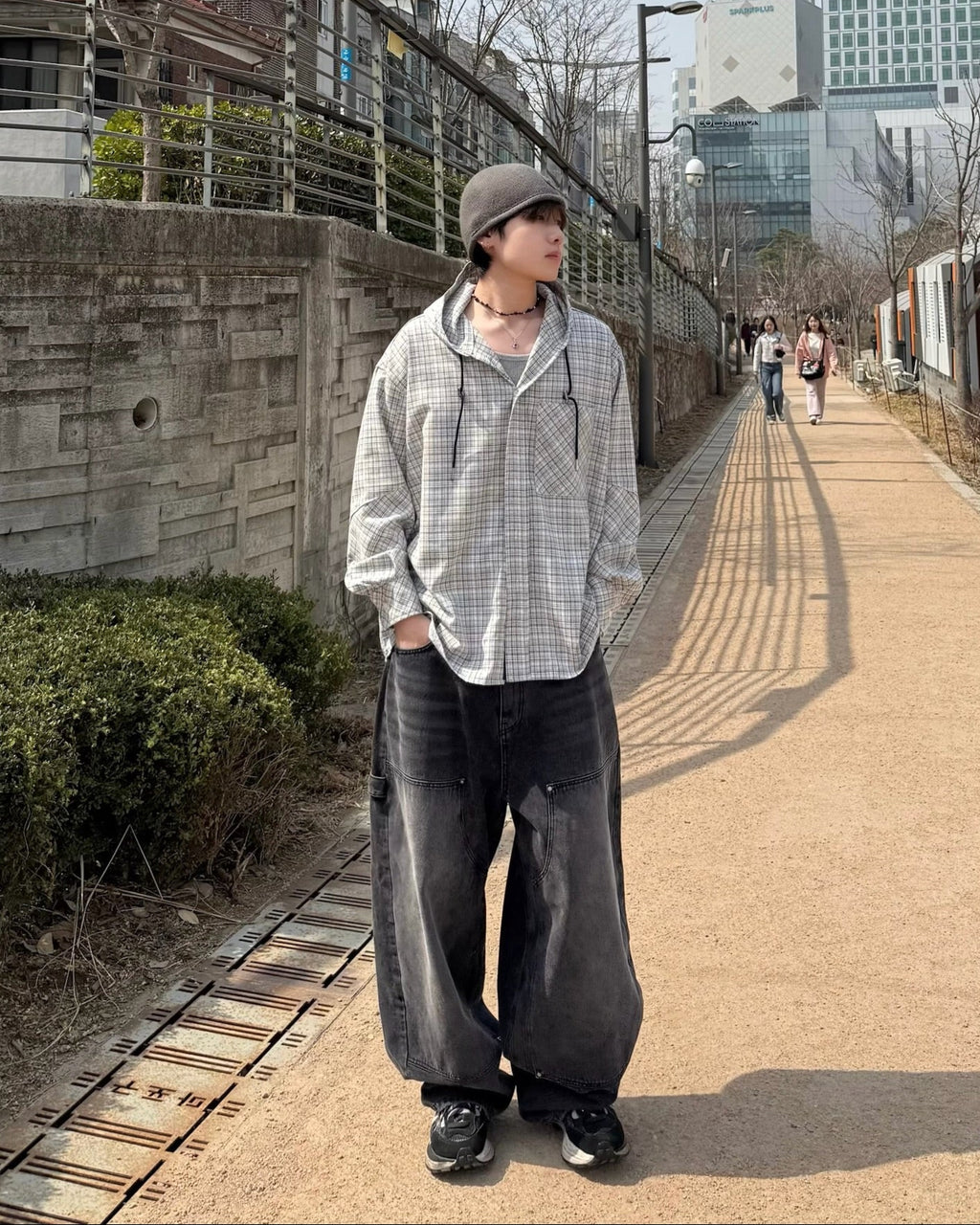 (in stock) vintage layer washed jeans