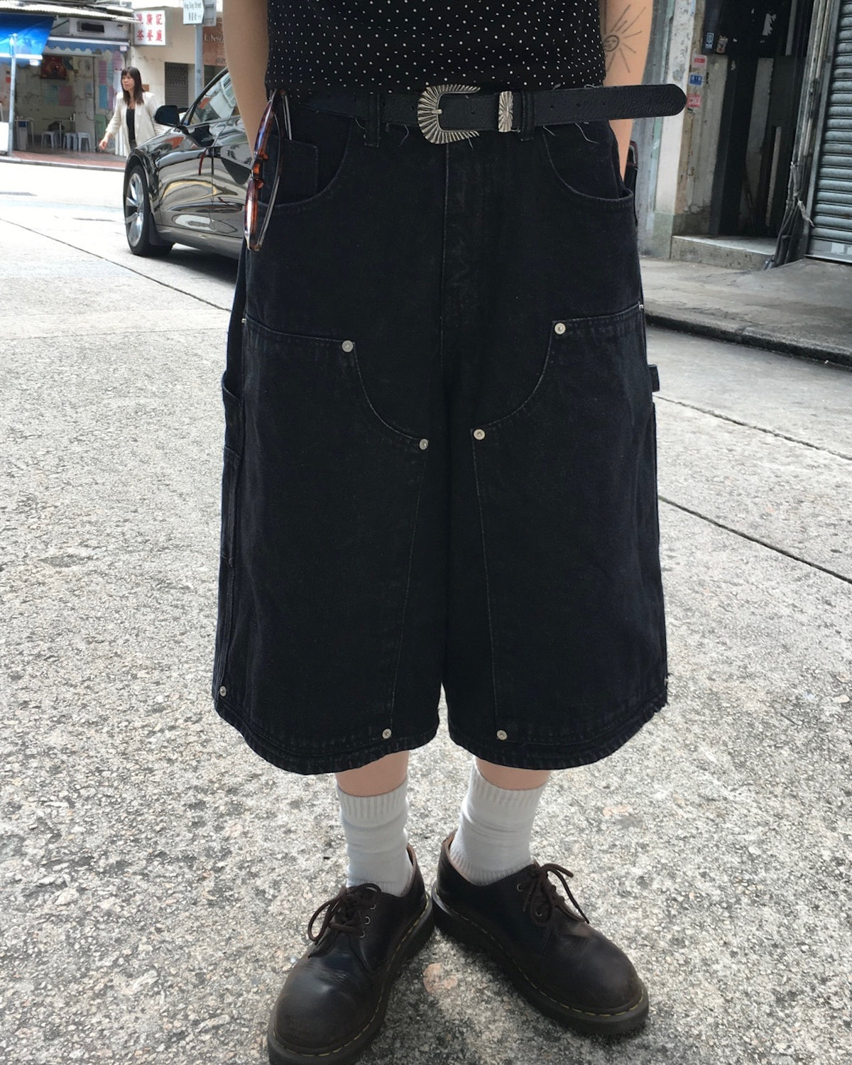 double knee bermuda pants (women wear)