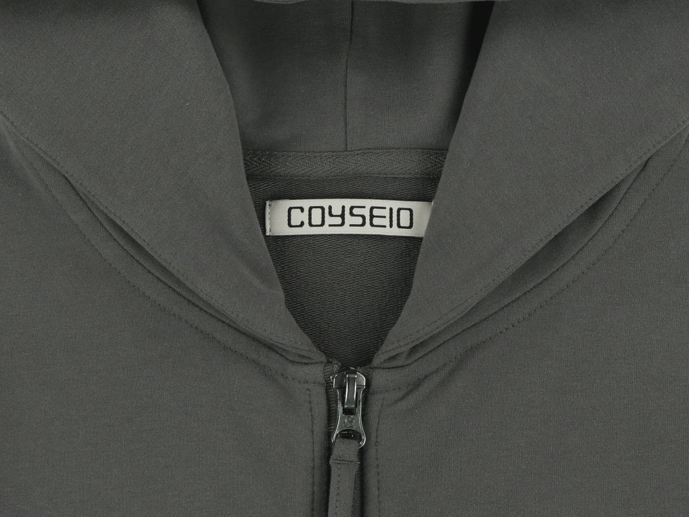 ✪【𝘱𝘳𝘦-𝘰𝘳𝘥𝘦𝘳】coyseio stitch hood zip-up (3 color)