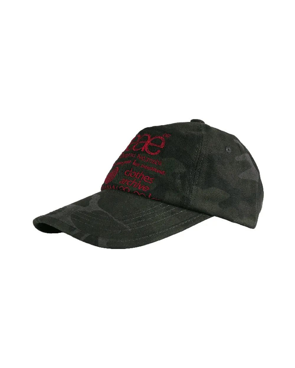 AEAE WEB LOGO CAMO 5 PANNEL CAMP (BLACK)