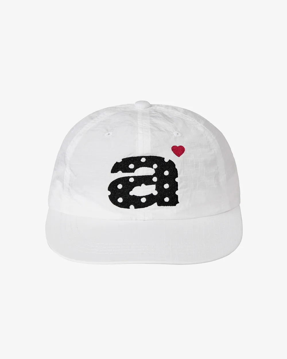 AEAE DOT SMALL LETTER NYLON CAP (WHITE)