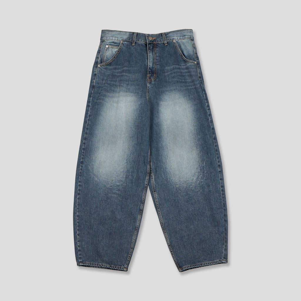 divi washed wide jeans (blue)