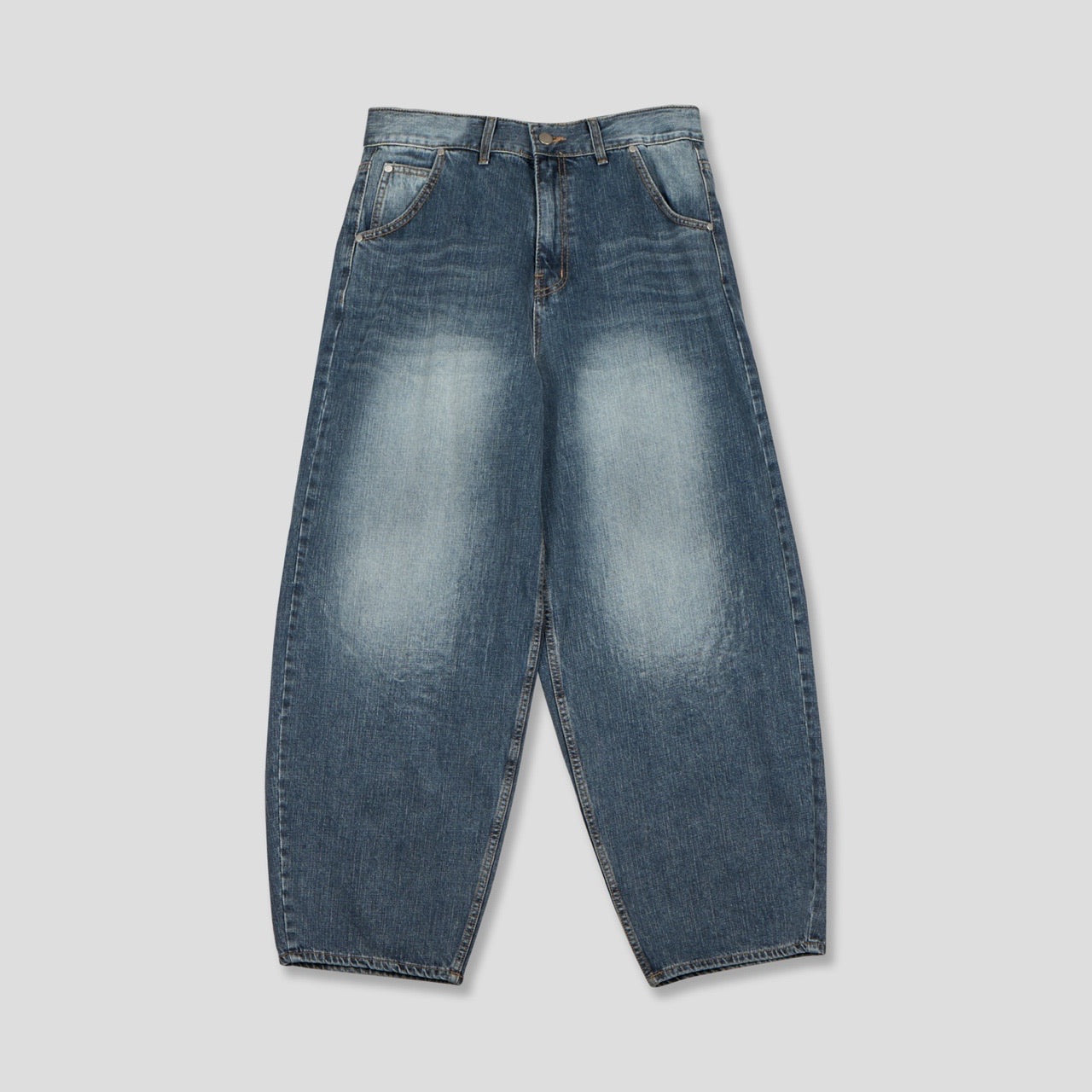 divi washed wide jeans (blue)