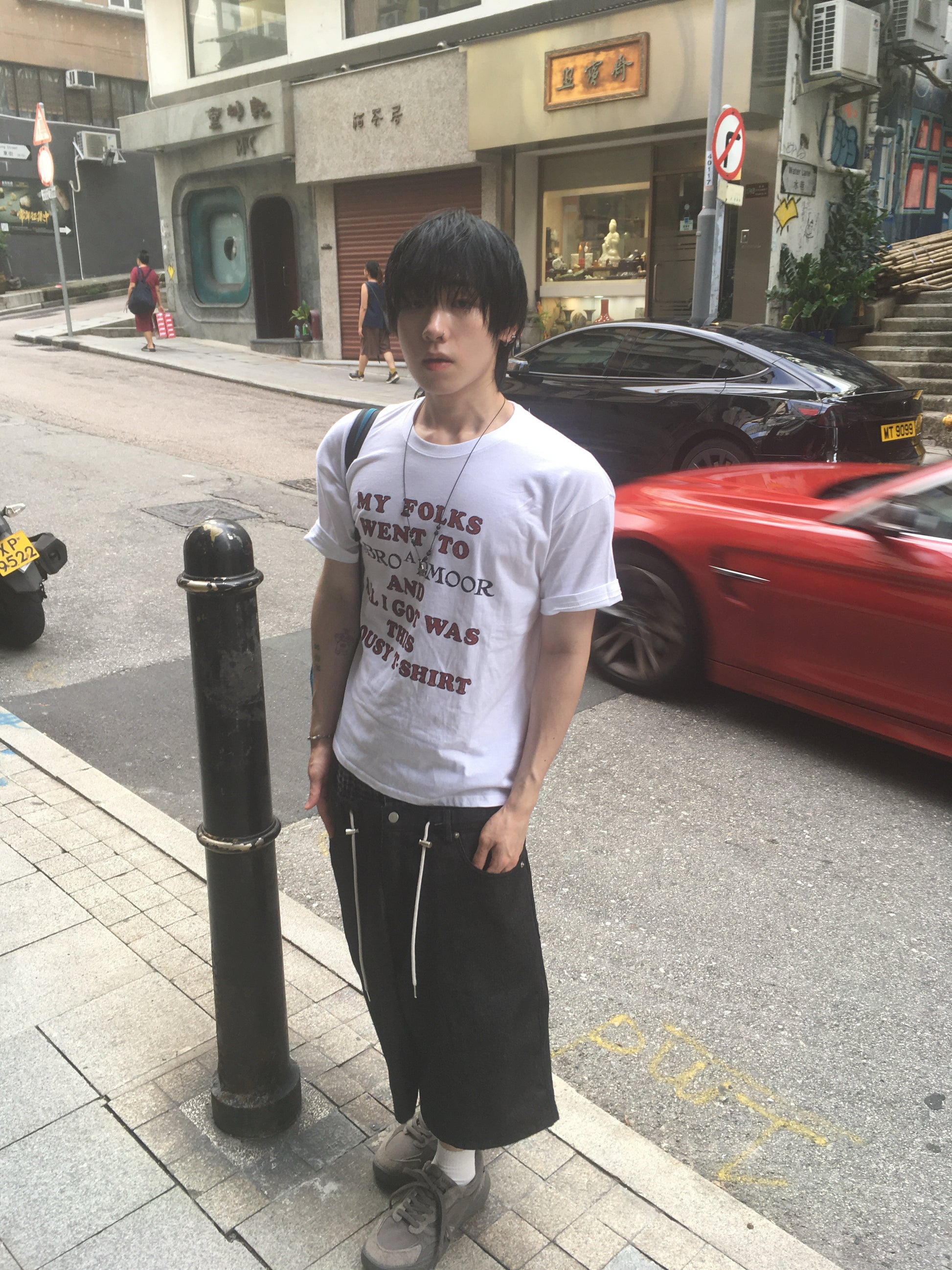 vintage lousy tee (white)