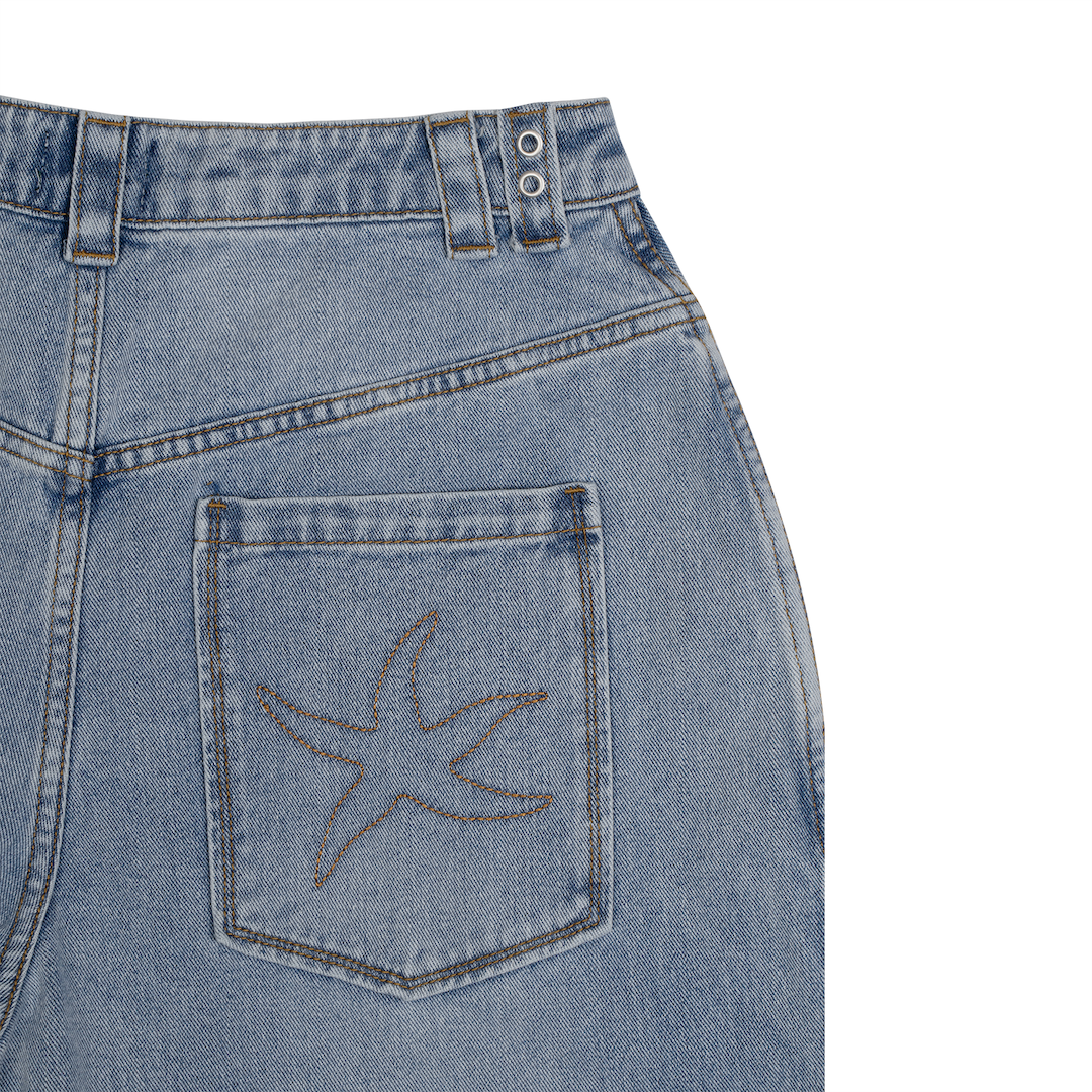 TCM STARFISH DENIM PANTS (BLUE)