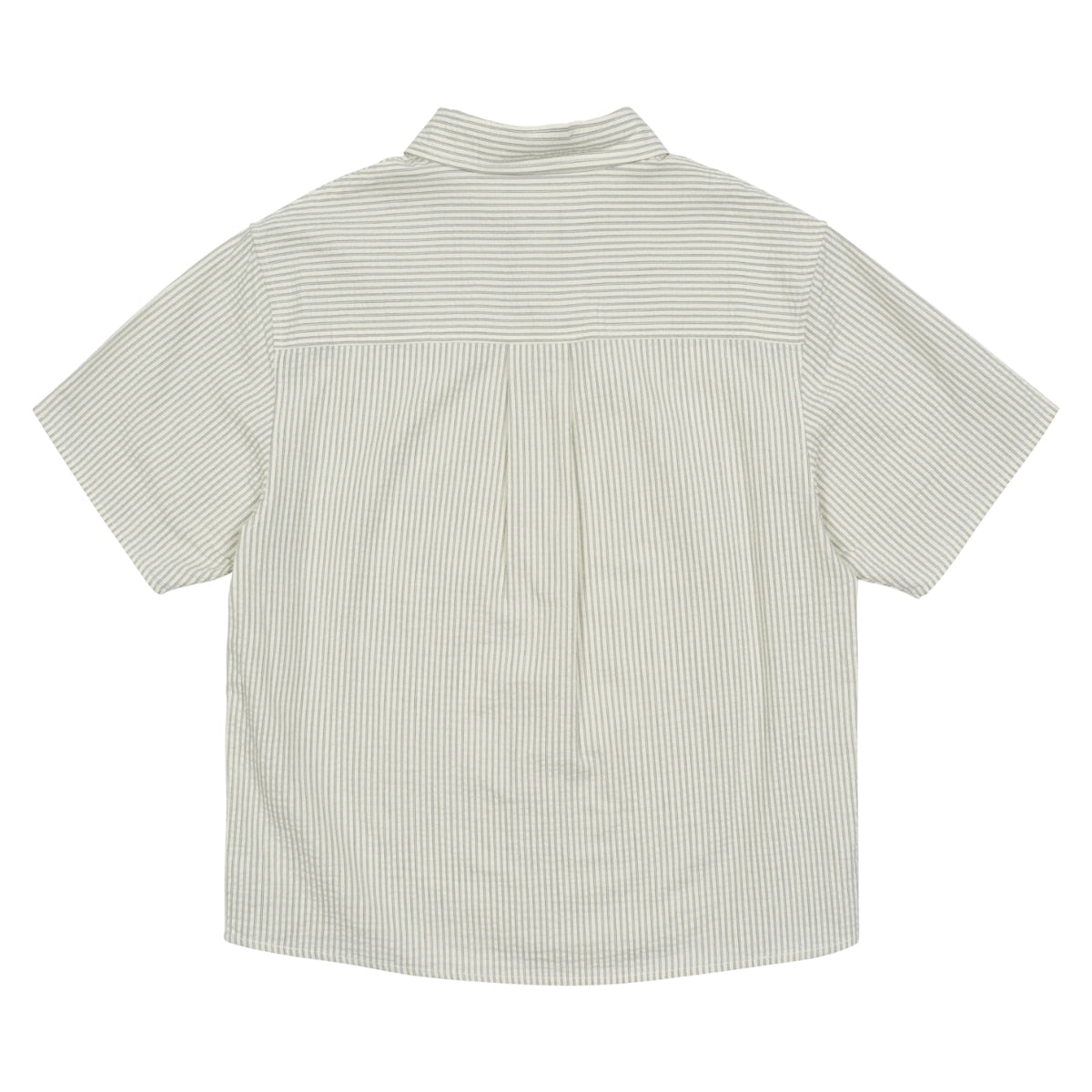 TCM MINI LOGO STRIPE HALF SHIRTS (BEIGE)