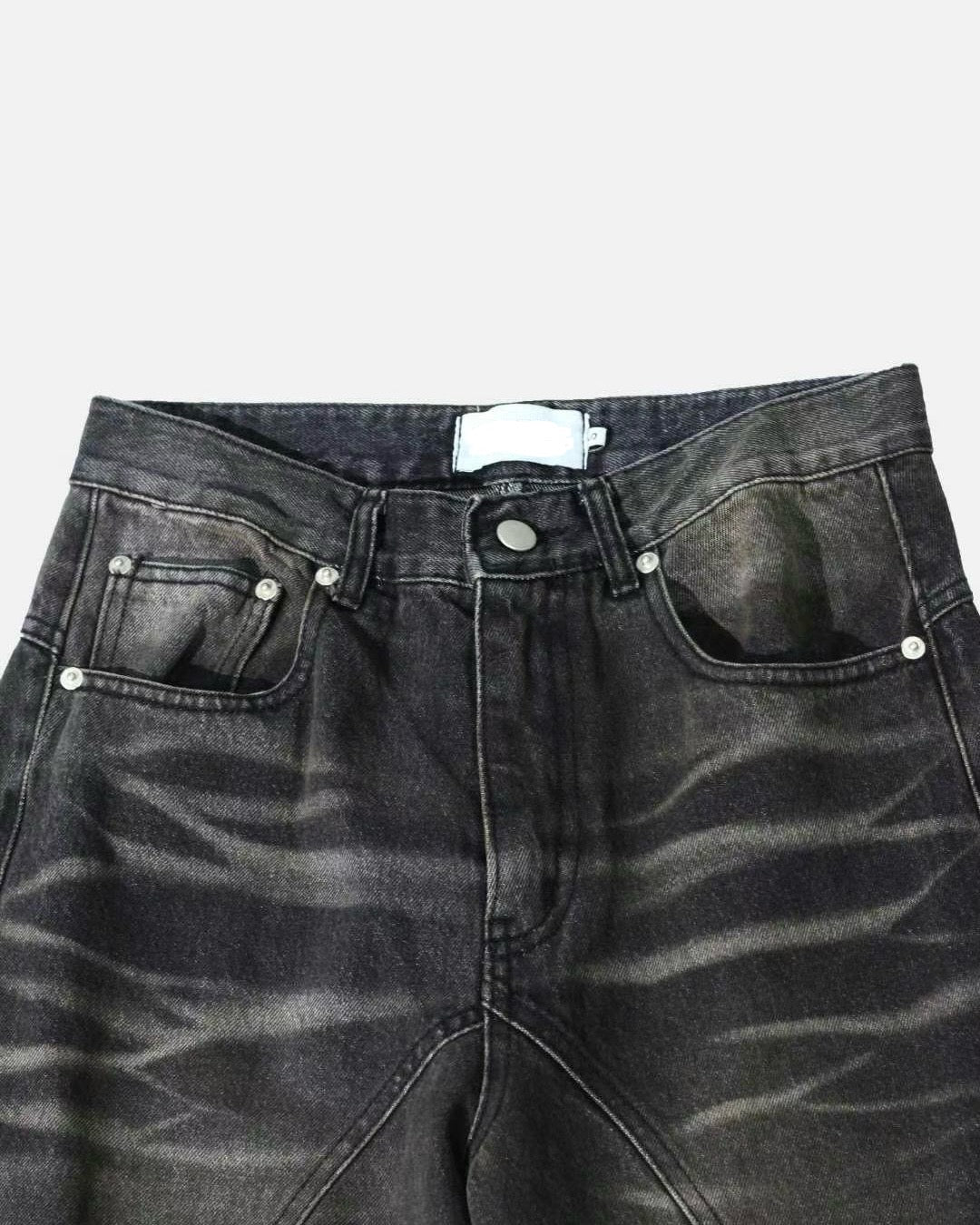 (in stock) bootcut flared jeans（black）