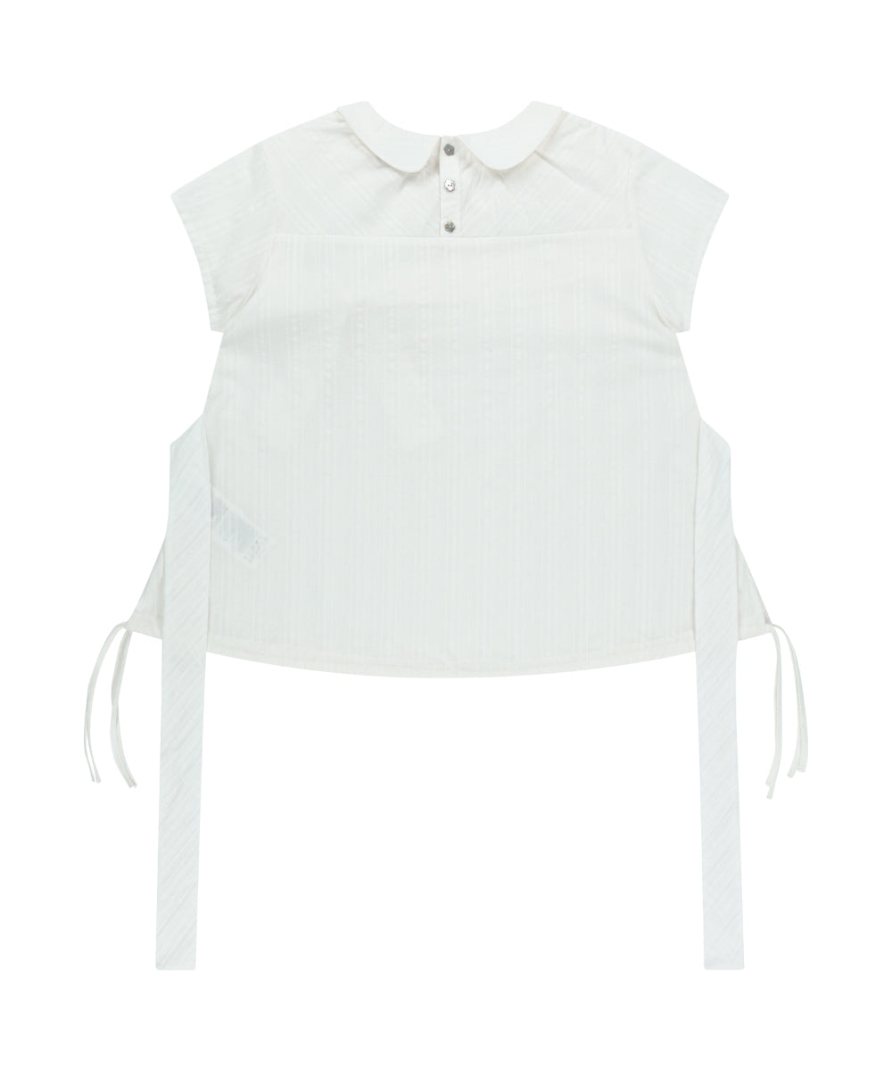 ✪【𝘱𝘳𝘦-𝘰𝘳𝘥𝘦𝘳】coyseio bow blouse (white)