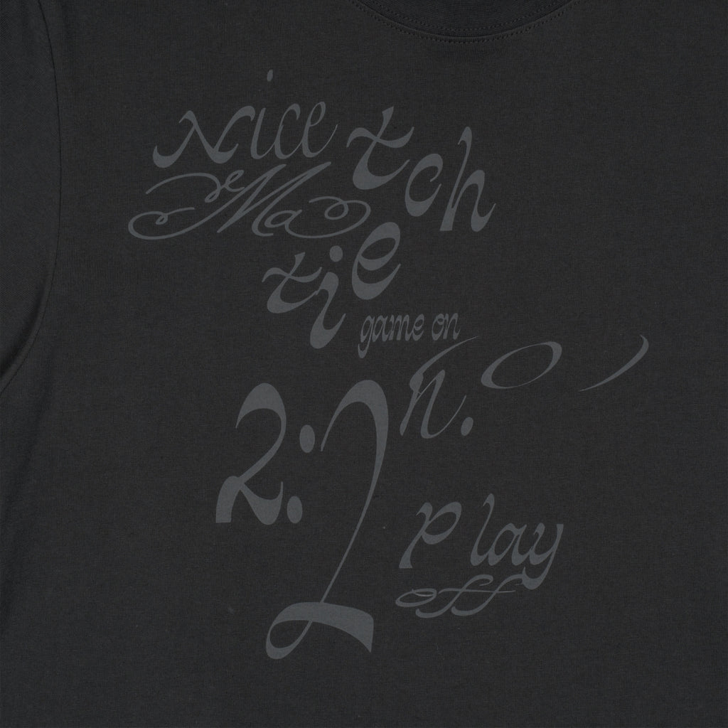 TCM TIE TEE (CHARCOAL)