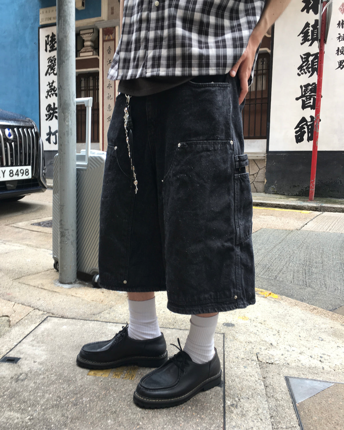 double knee bermuda pants (men wear)