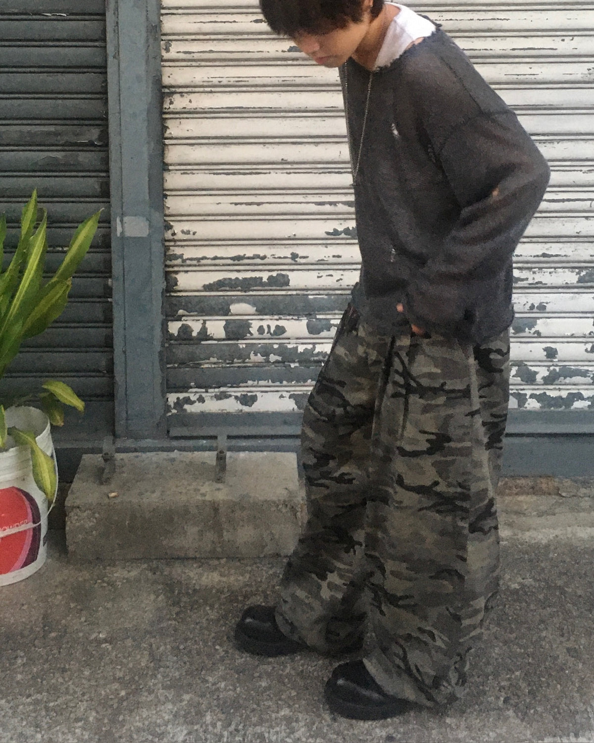 camo baggy pants (men wear)