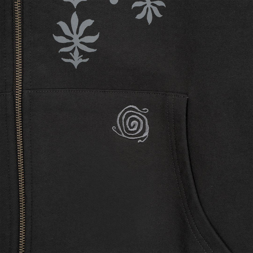 TCM ETHNIC HOODED ZIP-UP (CHARCOAL)