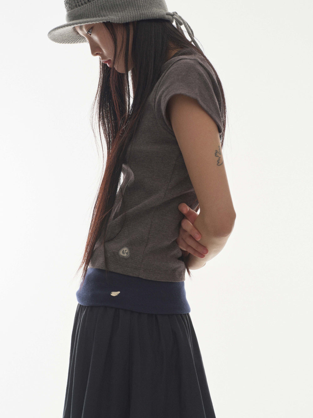 ✪【𝘱𝘳𝘦-𝘰𝘳𝘥𝘦𝘳】coyseio coy waffle t-shirt (2 color)