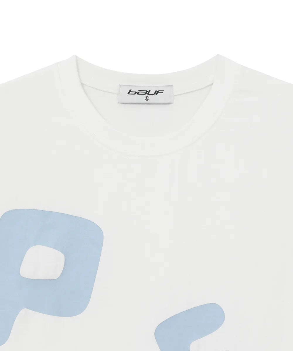 BAUF PEACE LOGO T-SHIRT (WHITE)