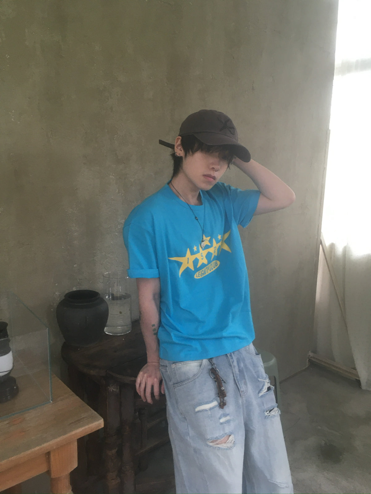 1923 star tee (ocean)