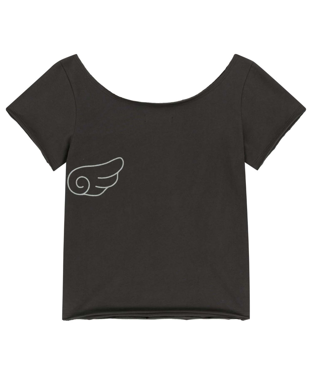 ✪【𝘱𝘳𝘦-𝘰𝘳𝘥𝘦𝘳】coyseio 03 wing t-shirt (2 color)