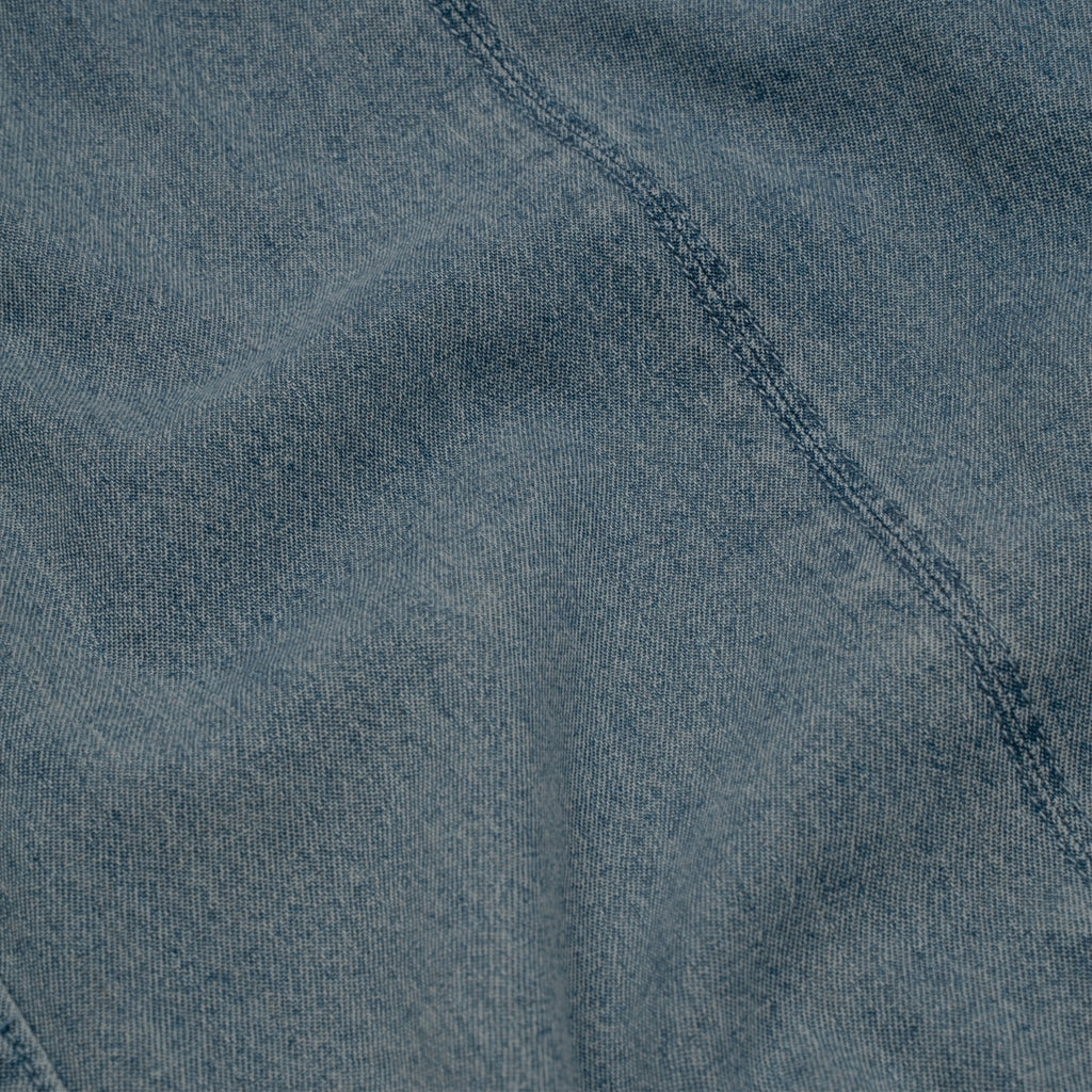 TCM MINI LOGO DENIM HALF SHIRTS (BLUE)