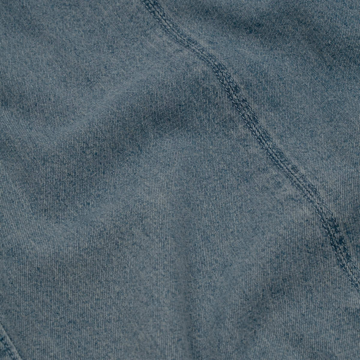 TCM MINI LOGO DENIM HALF SHIRTS (BLUE)