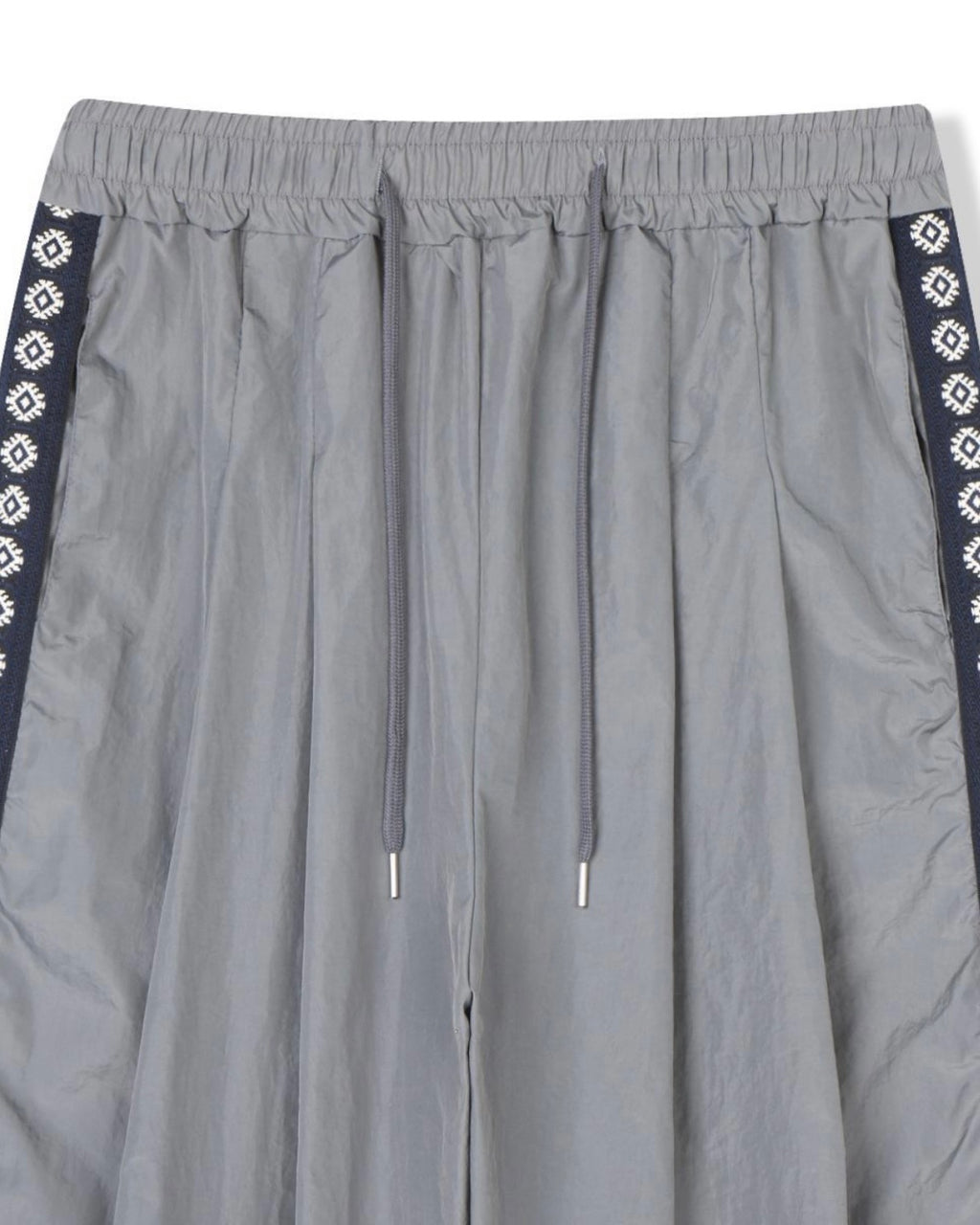 side sun nylon pants (grey)