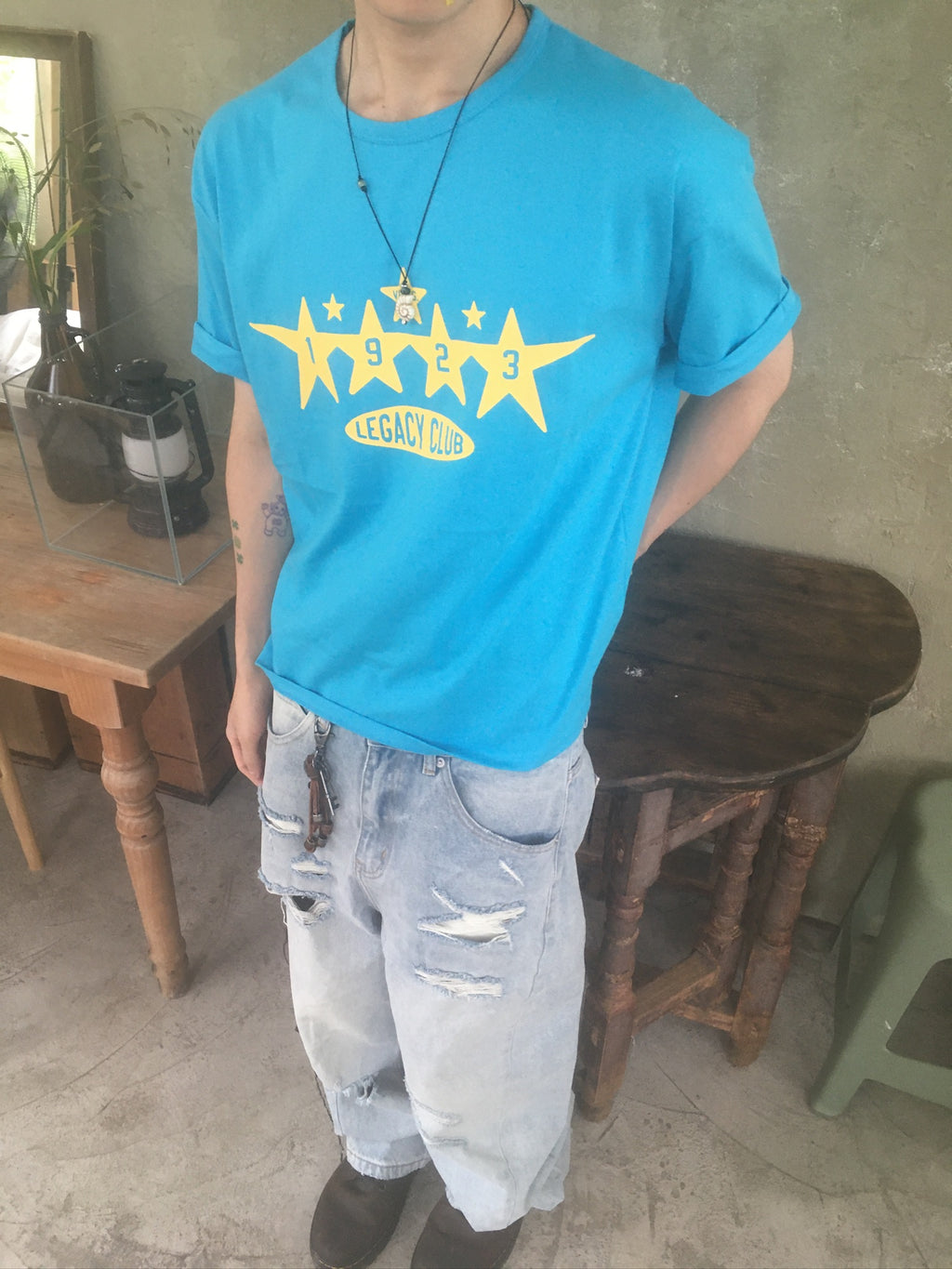 1923 star tee (ocean)