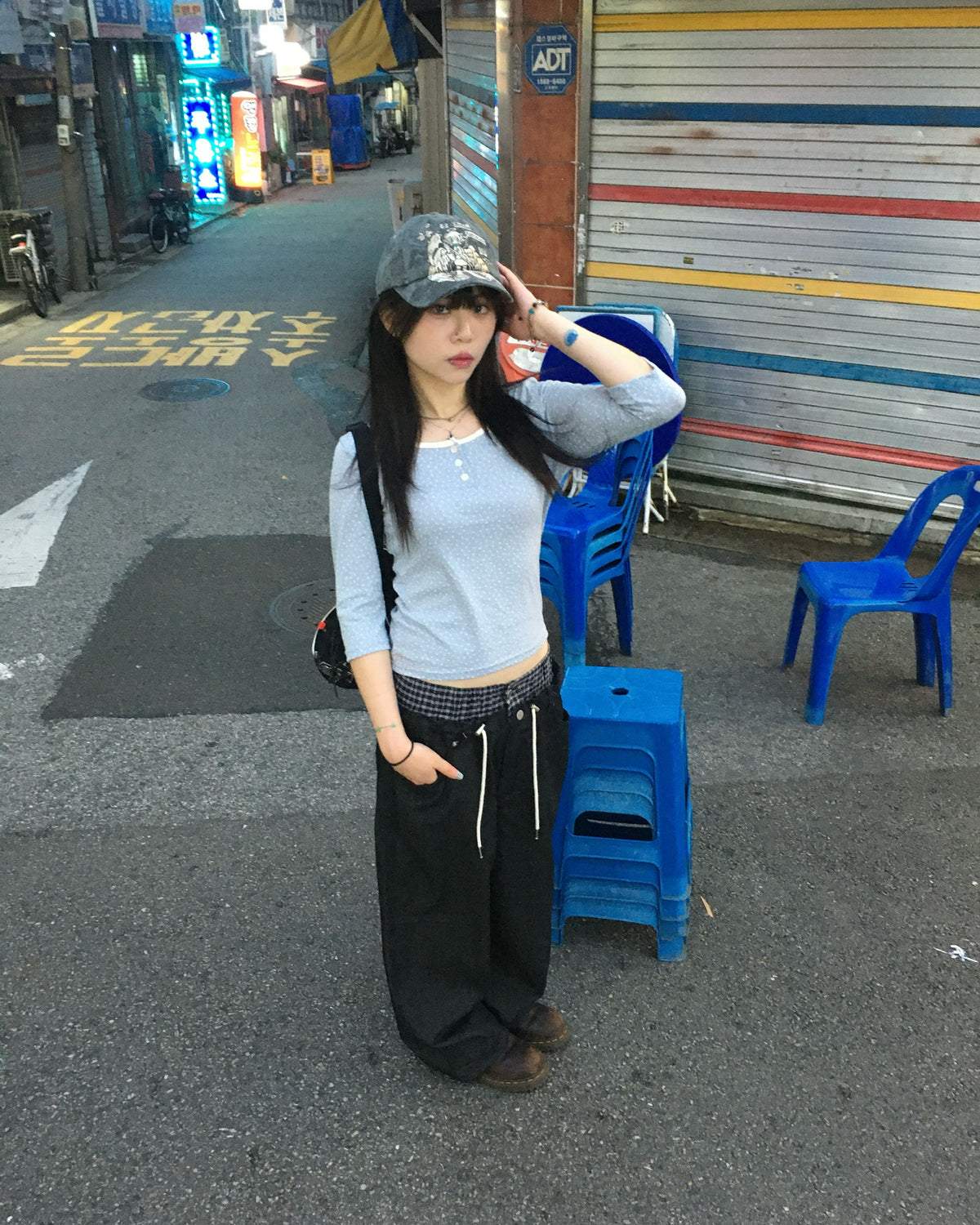 (★best) trunk layered pants (black)