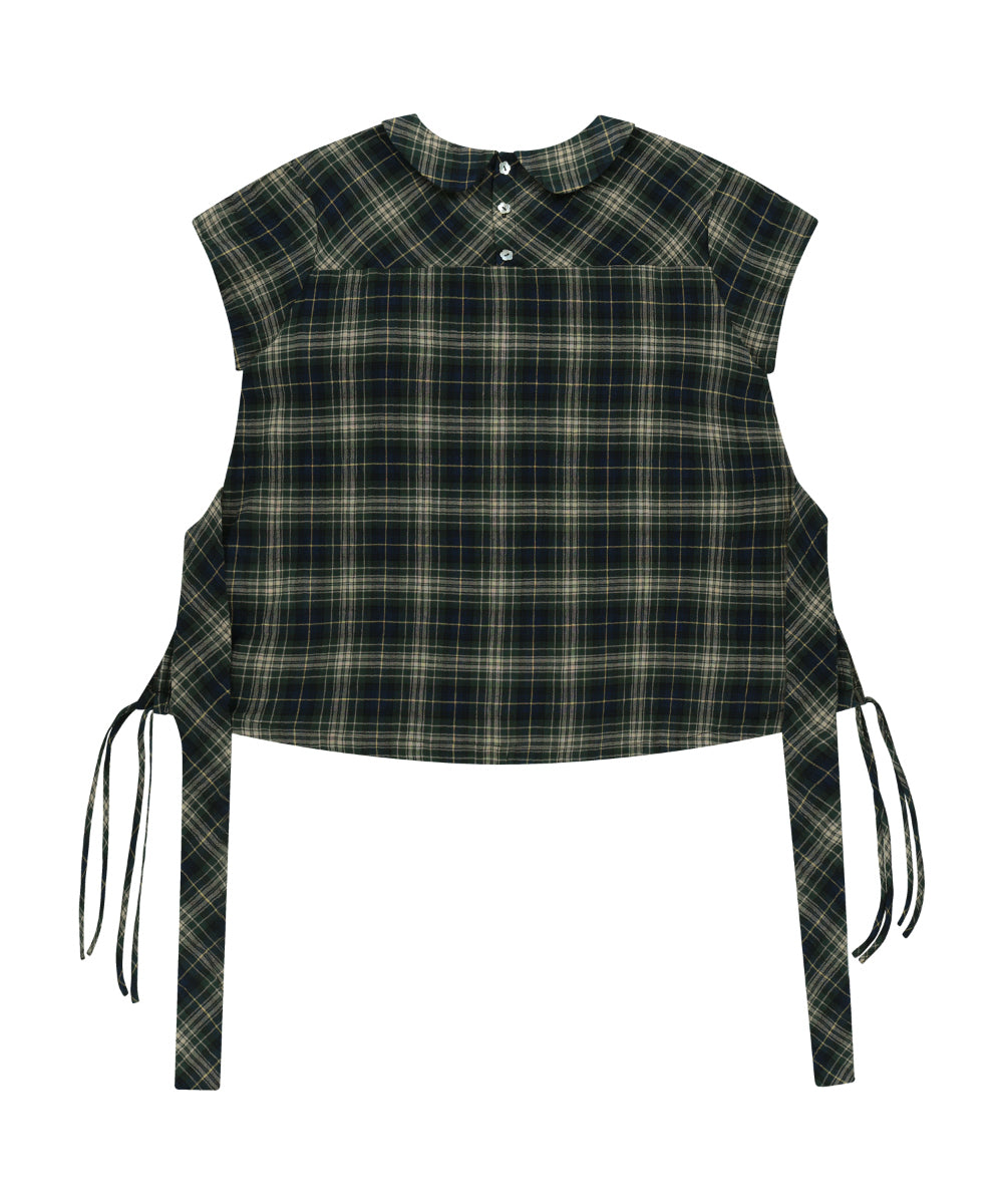 ✪【𝘱𝘳𝘦-𝘰𝘳𝘥𝘦𝘳】coyseio bow blouse (check)