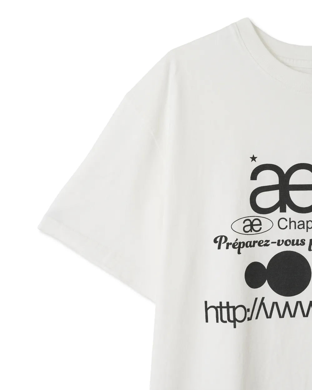 AEAE WEB LOGO T-SHIRTS (WHITE)