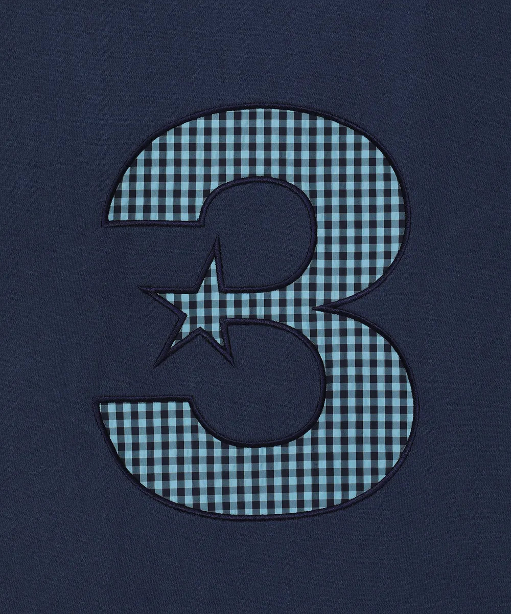 BAUF 3 LOGO DOT SLIM FIT T-SHIRT (NAVY)