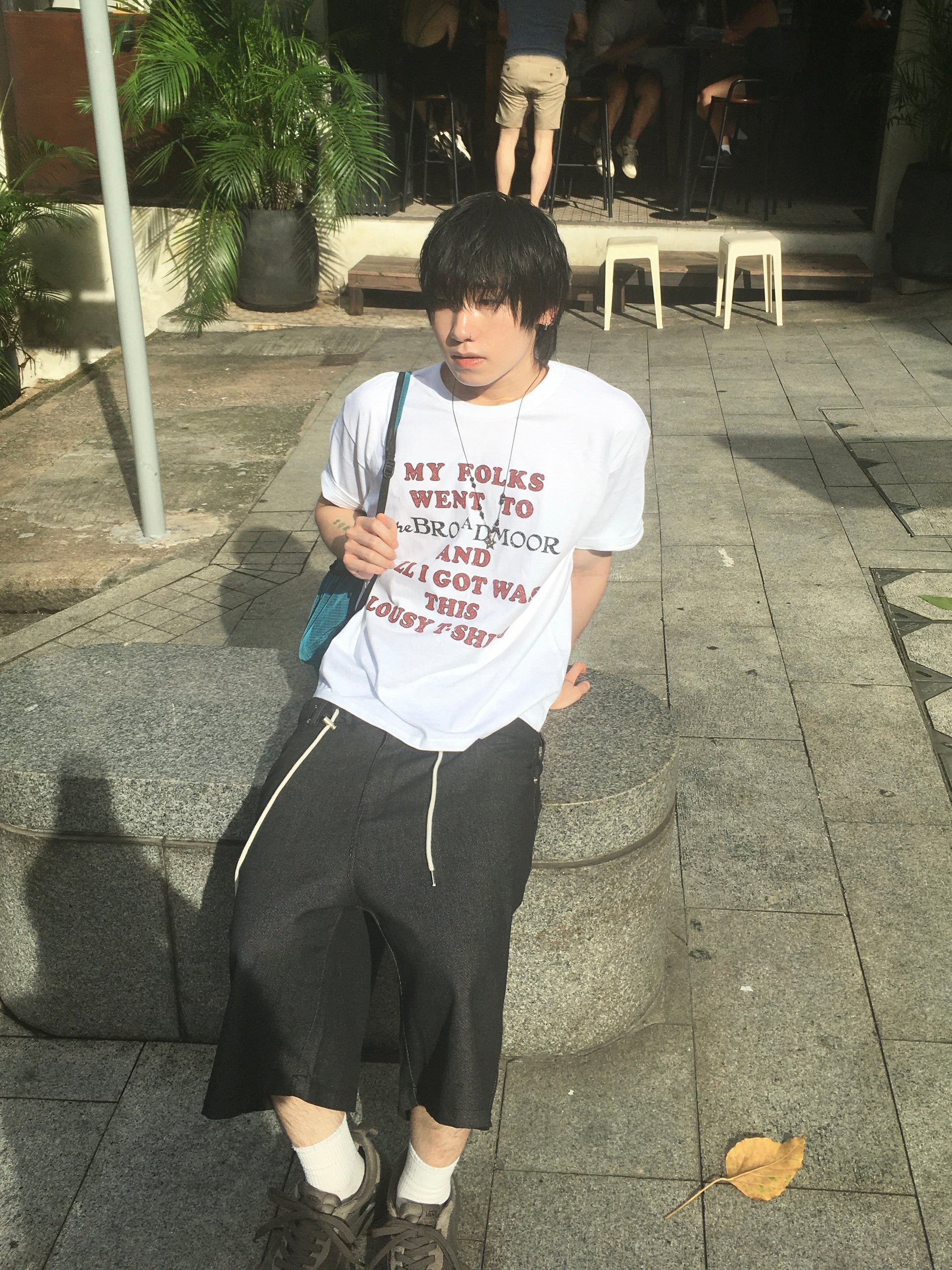 vintage lousy tee (white)