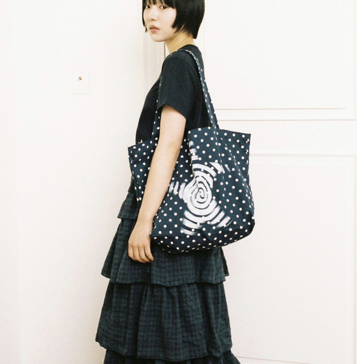 【𝘱𝘳𝘦-𝘰𝘳𝘥𝘦𝘳】WEBHOUSE Twister Star Tote Bag Dot