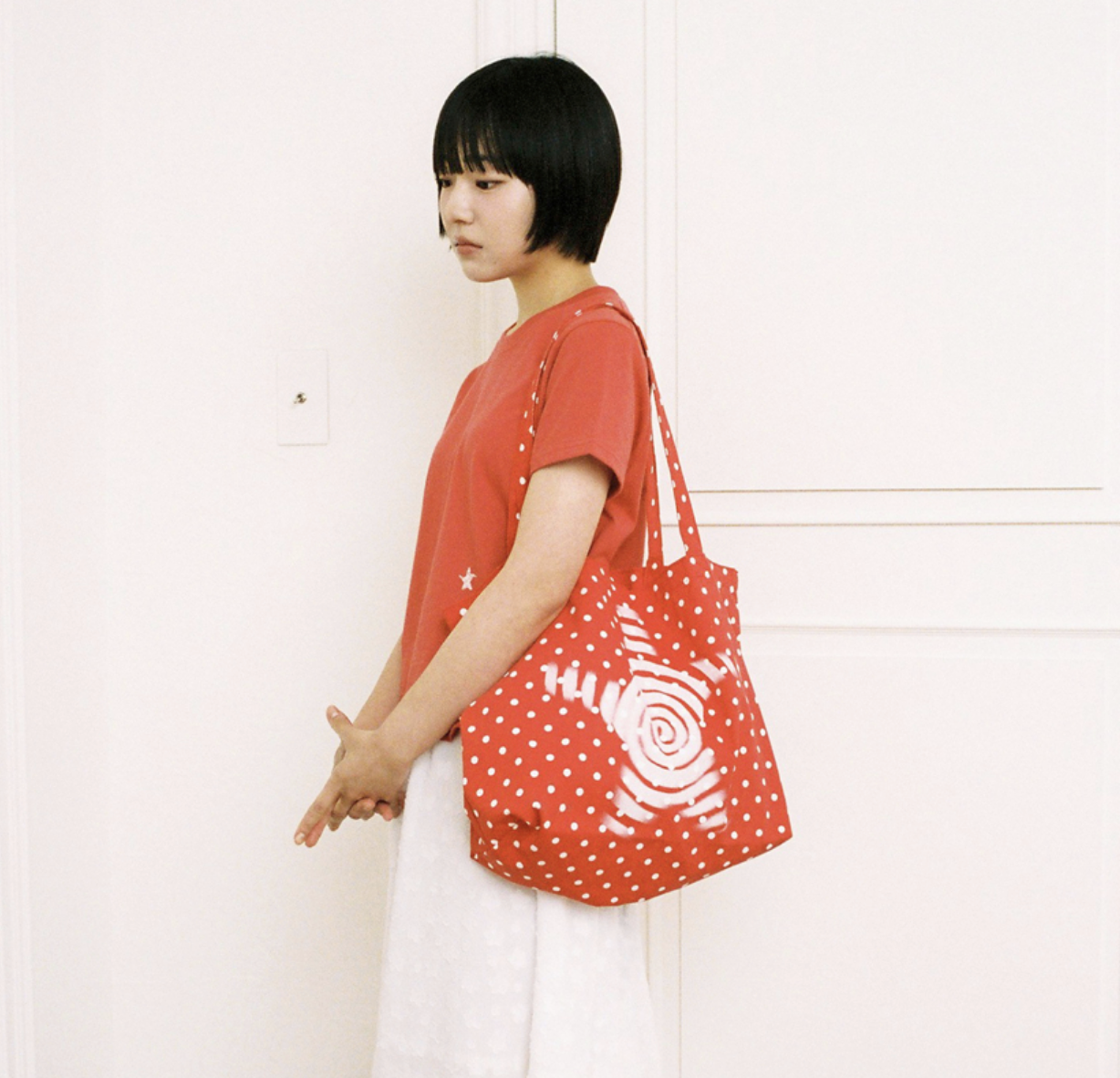 【𝘱𝘳𝘦-𝘰𝘳𝘥𝘦𝘳】WEBHOUSE Twister Star Tote Bag Dot