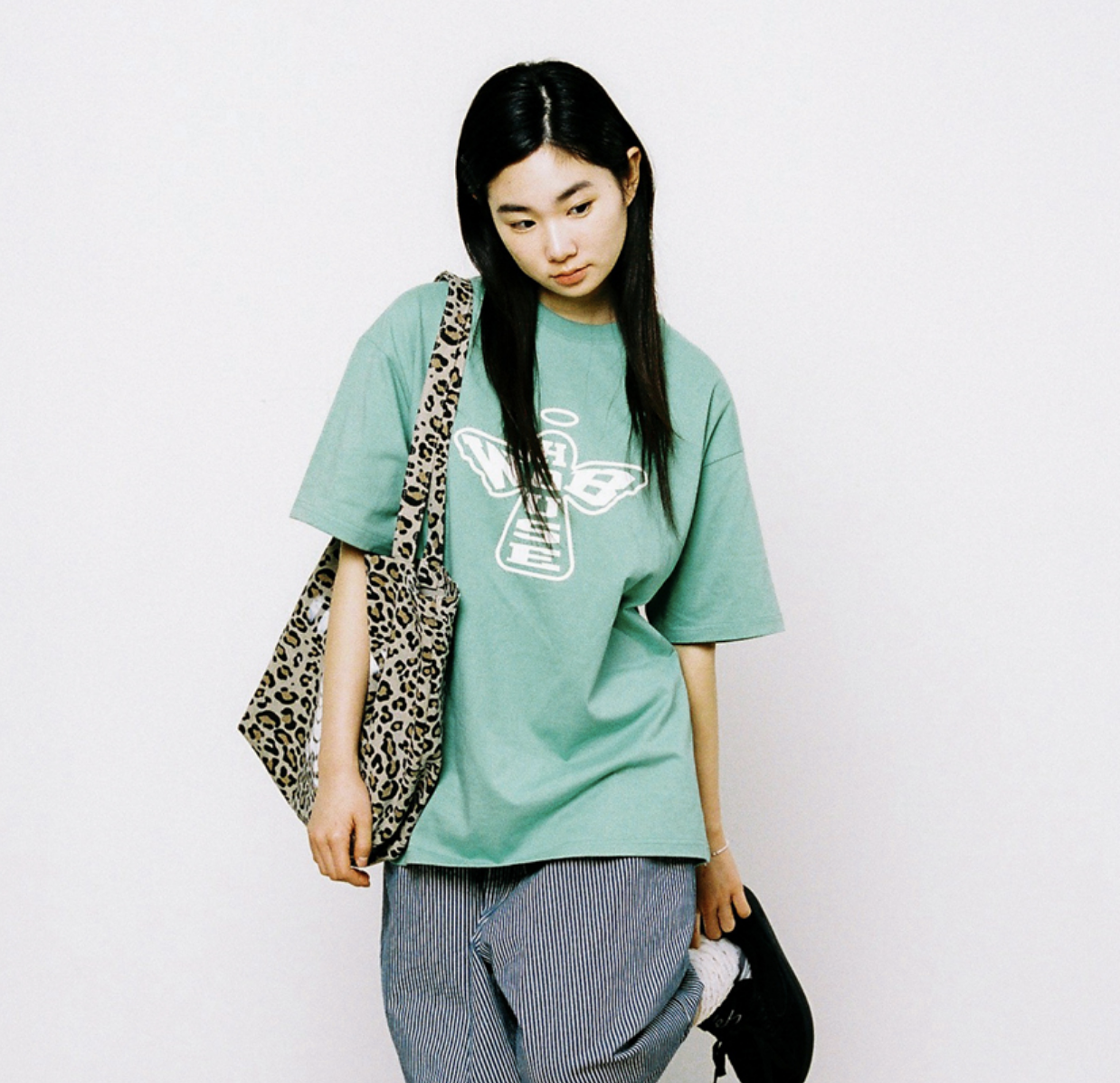 【𝘱𝘳𝘦-𝘰𝘳𝘥𝘦𝘳】WEBHOUSE Twister Star Tote Bag Leopard
