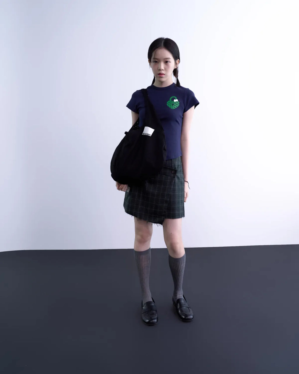 【𝘱𝘳𝘦-𝘰𝘳𝘥𝘦𝘳】KEYMISERY Reversible Dot Tote Bag (Black)