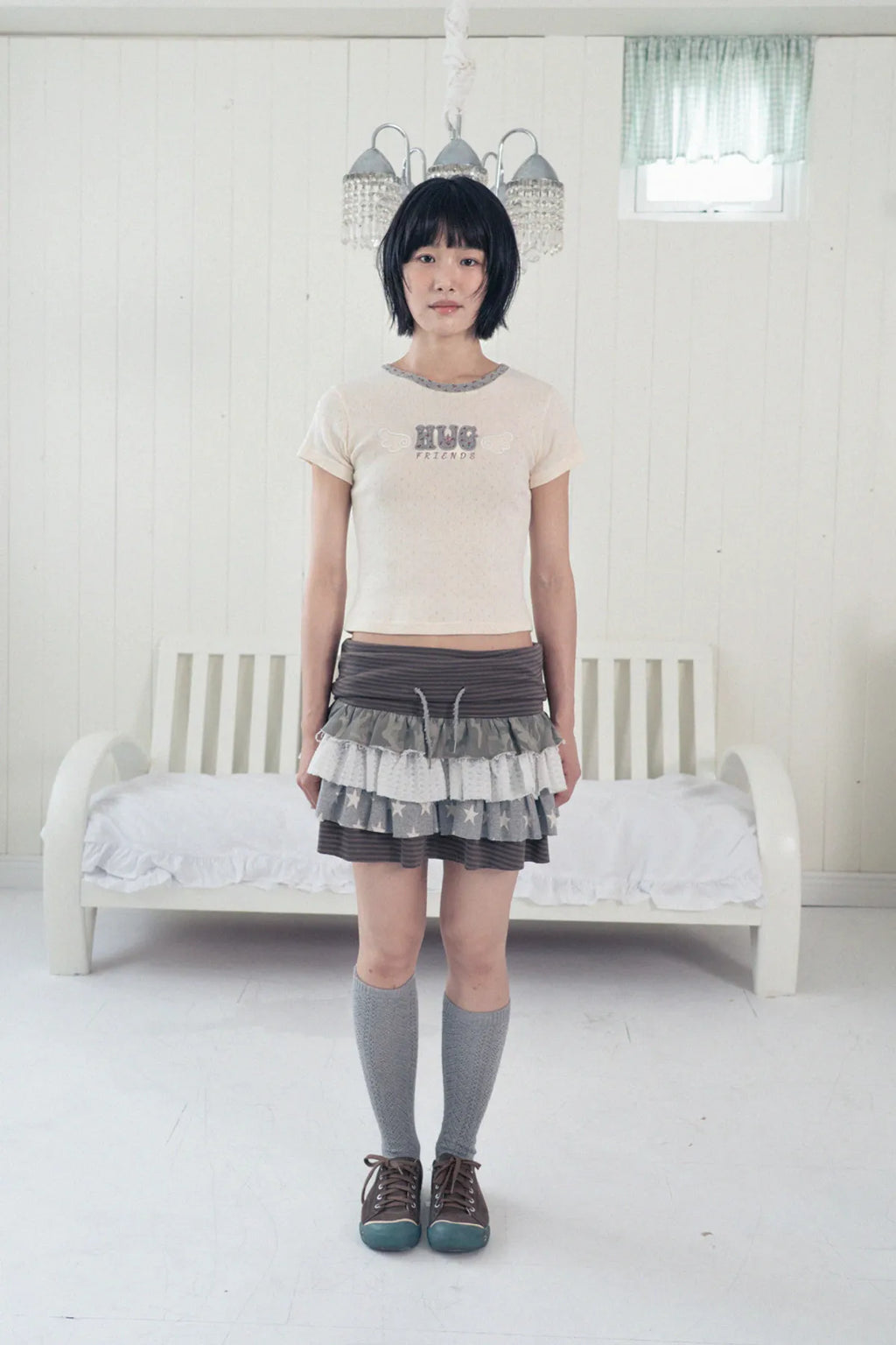 HUGYOURSKIN HUG FRIENDS TEE (LEMON)