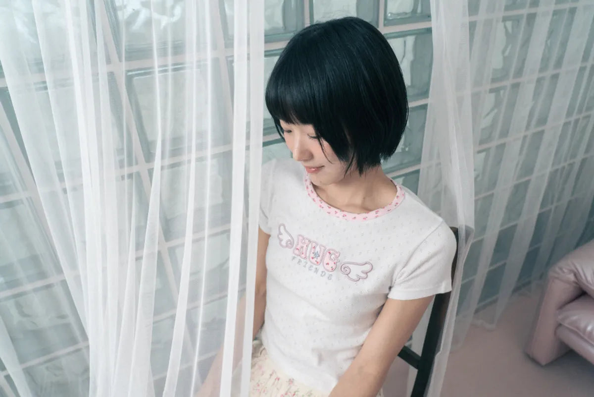 HUGYOURSKIN HUG FRIENDS TEE (WHITE)