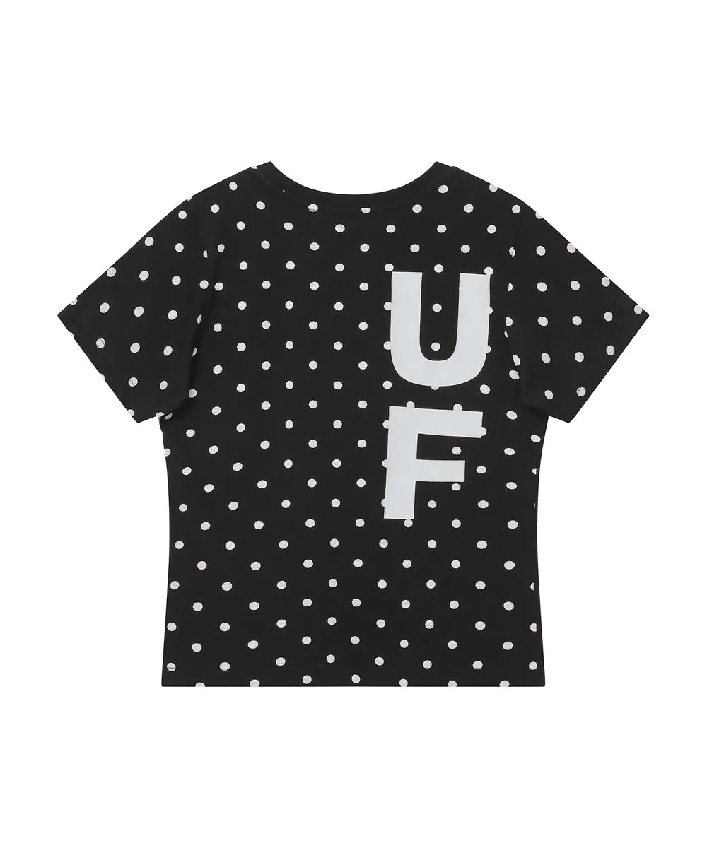 BAUF B LOGO SLIM FIT T-SHIRT (DOT BLACK)