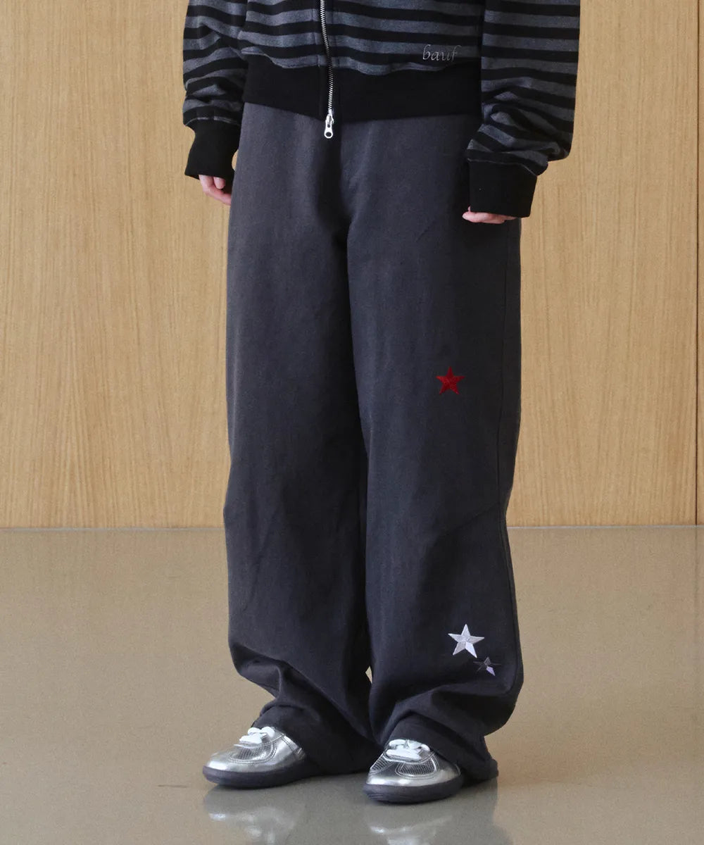 BAUF STAR SYMBOL PANTS (CHARCOAL)
