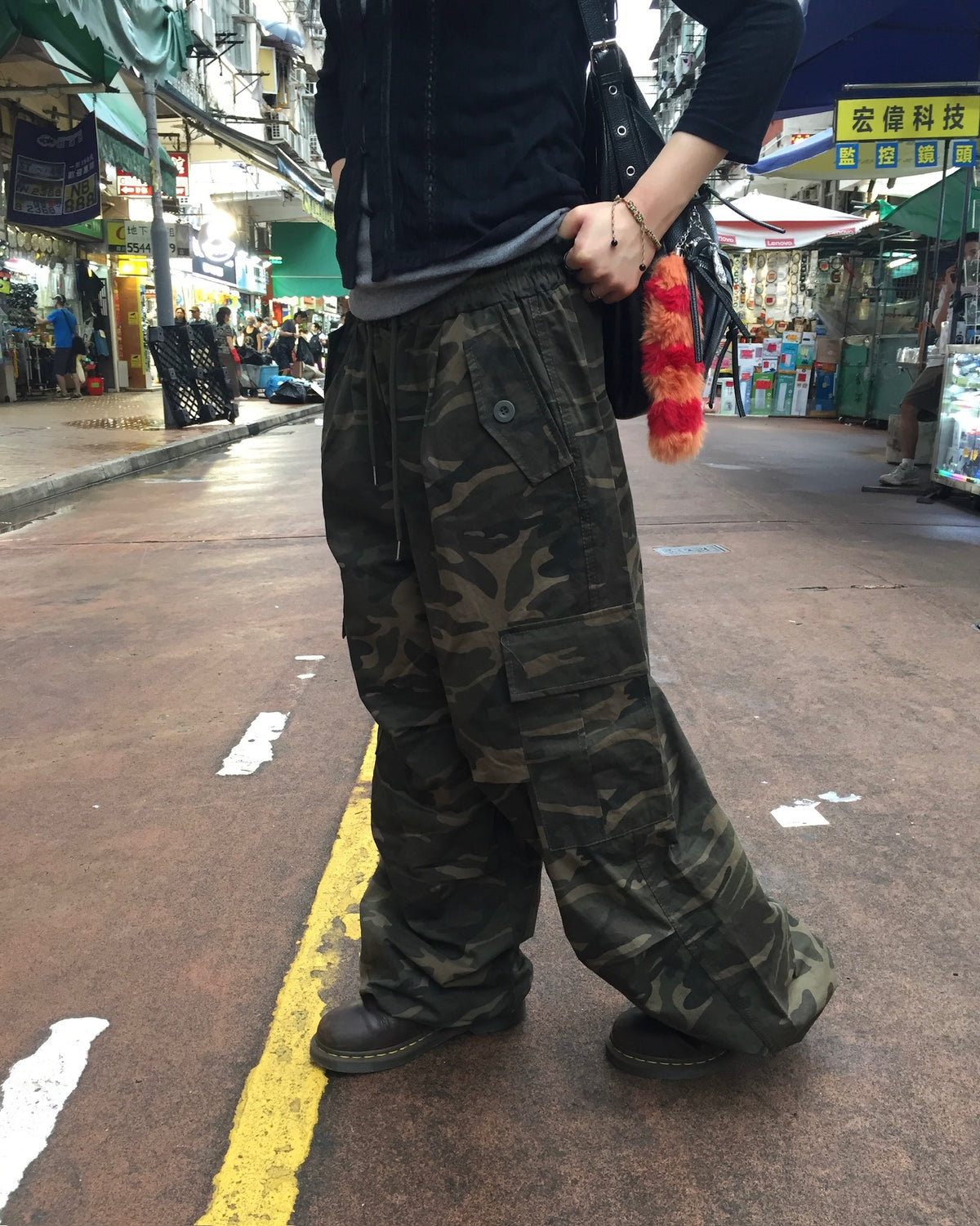 military camo work pants (khaki)