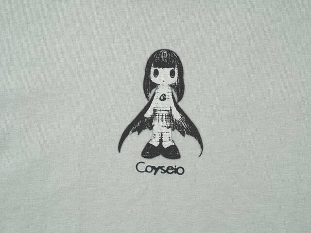 ✪【𝘱𝘳𝘦-𝘰𝘳𝘥𝘦𝘳】coyseio lenga character t-shirt (2 color)